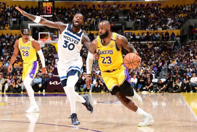 NBA 季后赛森林狼下克上，戈贝尔兰德尔等球员大放异彩