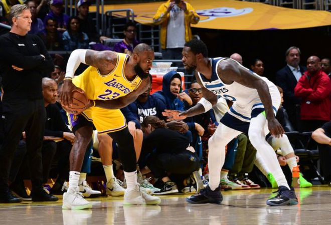 NBA 季后赛森林狼下克上，戈贝尔兰德尔等球员大放异彩