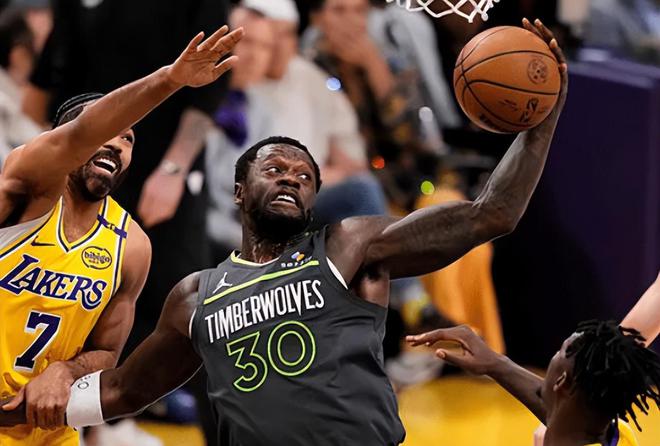 NBA 季后赛森林狼下克上，戈贝尔兰德尔等球员大放异彩
