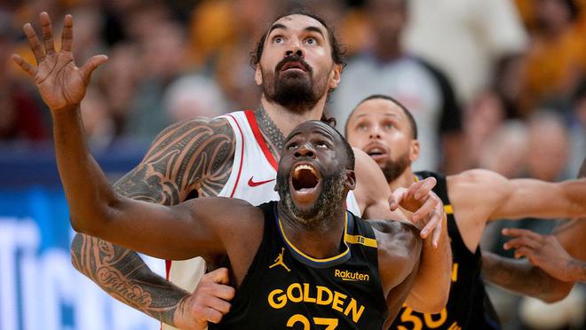 周五勇士负火箭后，德雷蒙德·格林备战NBA季后赛第六场第七场