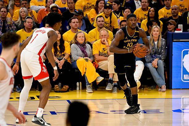 NBA季后赛火箭胜勇士扳平总比分，吉米-巴特勒表现糟糕