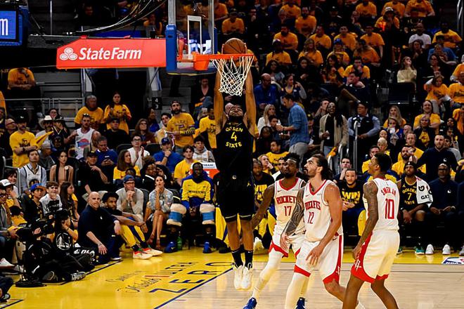 NBA 季后赛火箭胜勇士扳平总比分，穆迪表现欠佳引关注