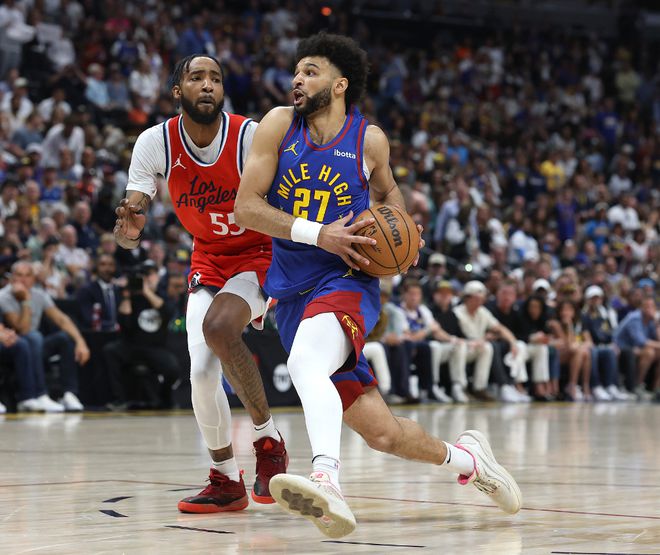 5月4日NBA季后赛第一场抢七：掘金胜快船晋级次轮将战雷霆