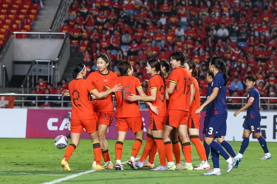 邵子钦帽子戏法 永川女足邀请赛中国女足夺冠