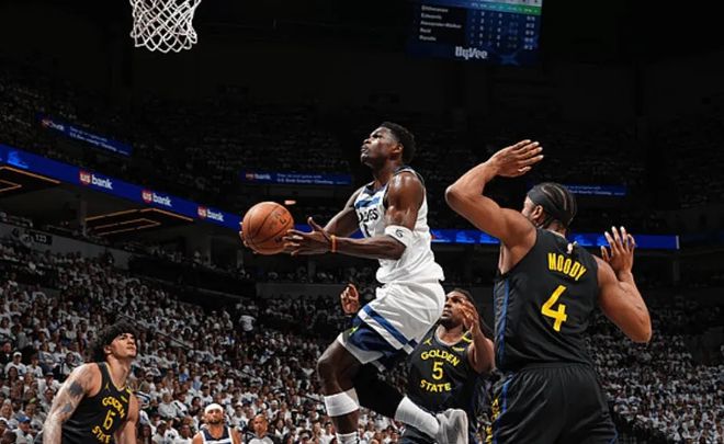 今日NBA西部半决赛G1：森林狼主场迎战勇士，上半场堪称灾难