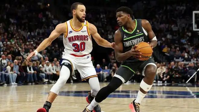 今日NBA西部半决赛G1：森林狼主场迎战勇士，上半场堪称灾难