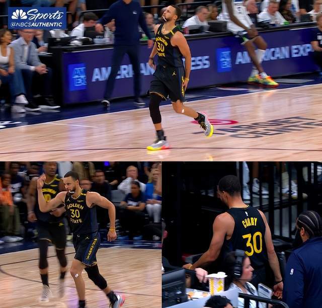 NBA 季后赛西部半决赛 G1：勇士胜森林狼，库里腿筋拉伤伤情成谜