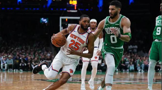 NBA半决赛尼克斯VS凯尔特人G2：凯尔特人欲扳平 全场回顾精彩不断