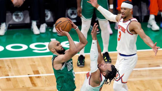 NBA半决赛尼克斯VS凯尔特人G2：凯尔特人欲扳平 全场回顾精彩不断