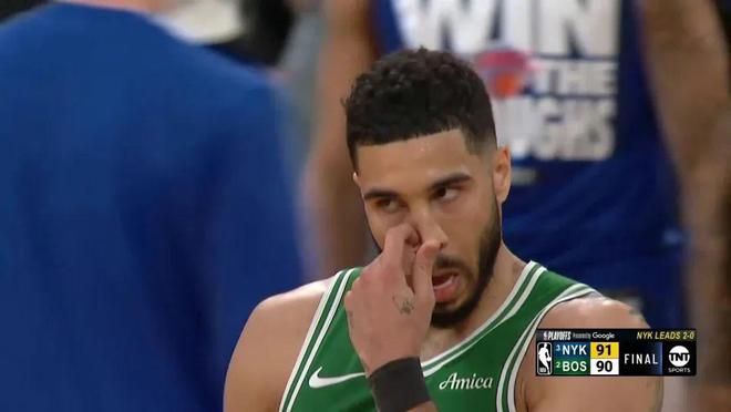 NBA 季后赛惊现奇景！凯尔特人两次领先 20 分惨遭尼克斯逆转