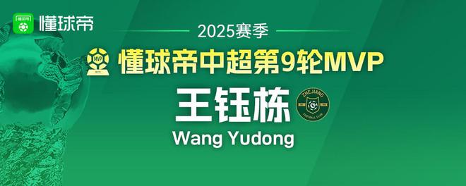懂球帝2025赛季中超MVP评选：青岛海牛外援韦林顿闪耀全场