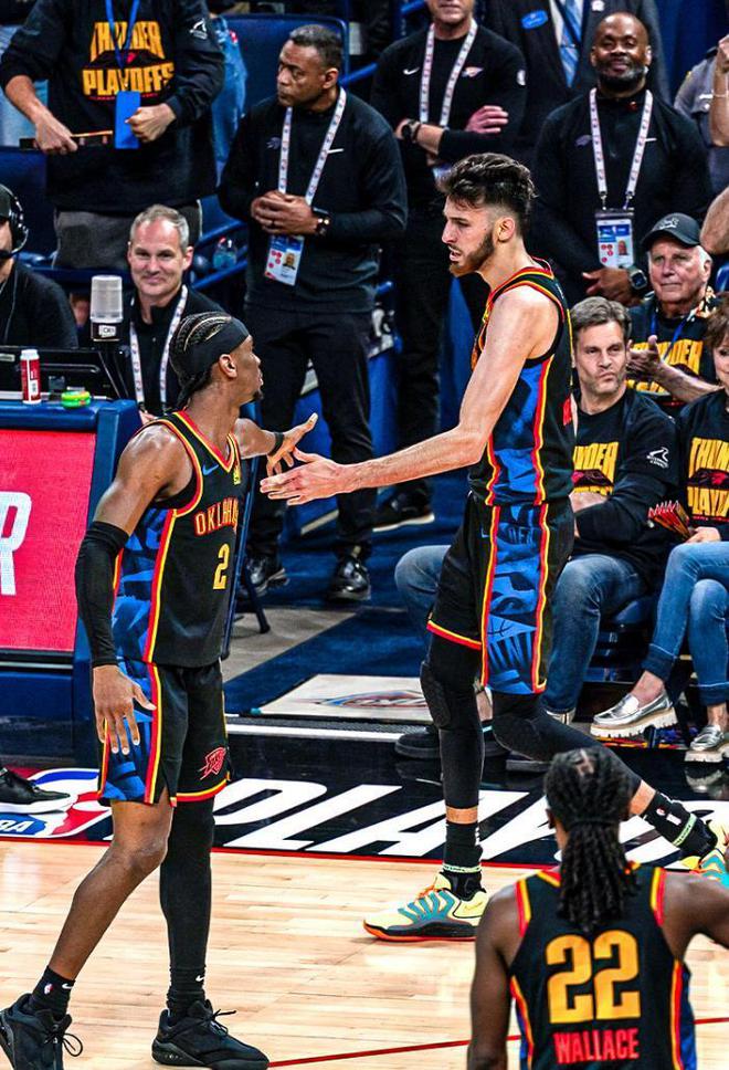 5月8日NBA季后赛西部半决赛：雷霆主场大胜掘金追平大比分