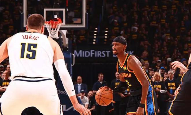 5月8日NBA季后赛次轮G2，雷霆主场迎掘金，威少谈对手