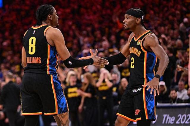 5月8日NBA季后赛西部半决赛：雷霆大胜掘金43分扳平大比分