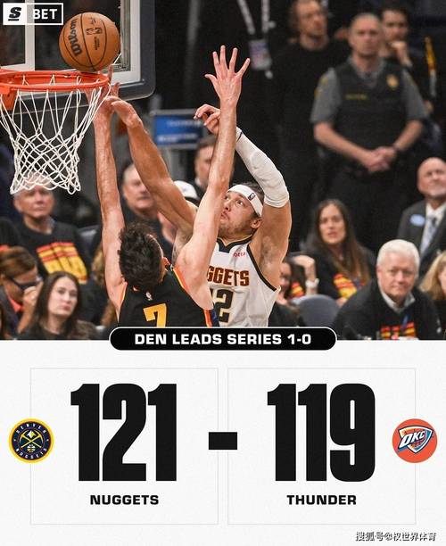 5月8日NBA季后赛西部半决赛：雷霆大胜掘金43分扳平大比分