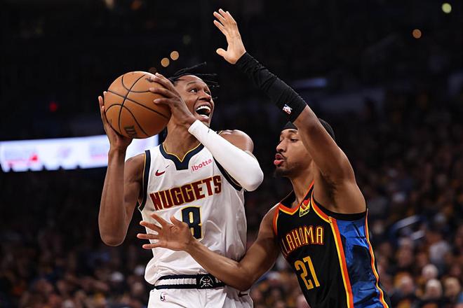 NBA西部半决赛G2：雷霆大破掘金，佩顿-沃特森表现有亮点