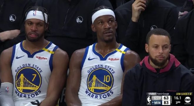 NBA 季后赛森林狼再战勇士，库里伤退首战引波折，G2 又生变故