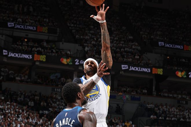 NBA 季后赛森林狼胜勇士扳平总比分，佩顿二世低迷成关键